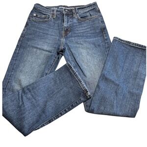 Amazon Essentials Women Slim Bootcut Jeans Dark Wash Blue Stretch 28W x 30L